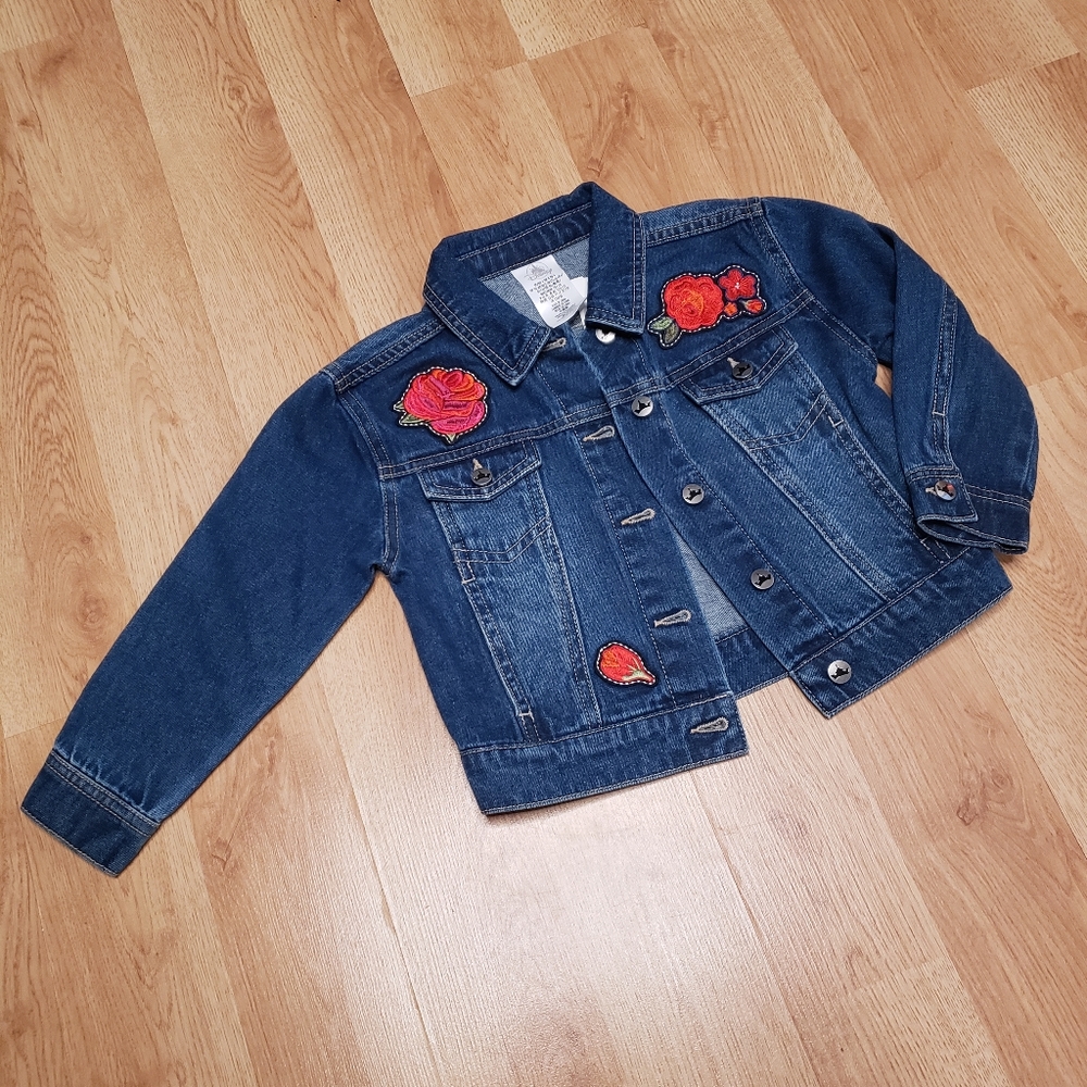 Disney kids blue jeans jacket